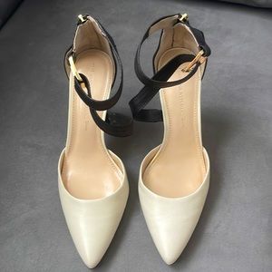 Banana Republic Heels Black/White, Size 7.5